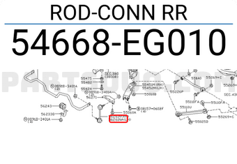 Nissan 54668EG010 ROD-CONN RR