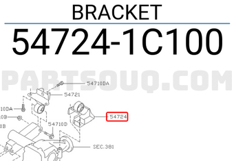 Nissan 547241C100 BRACKET