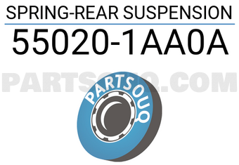 Nissan 550201AA0A SPRING-REAR SUSPENSION