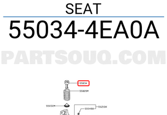 Nissan 550344EA0A SEAT
