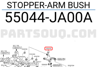 Nissan 55044JA00A STOPPER-ARM BUSH