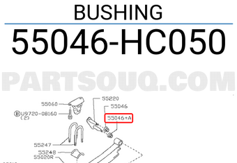 Nissan 55046HC050 BUSHING
