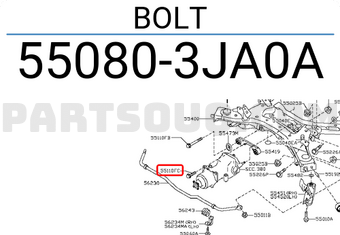 Nissan 550803JA0A BOLT