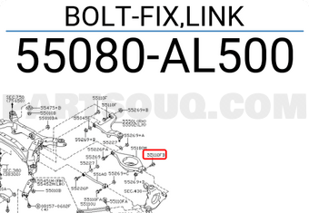 Nissan 55080AL500 BOLT-FIX,LINK