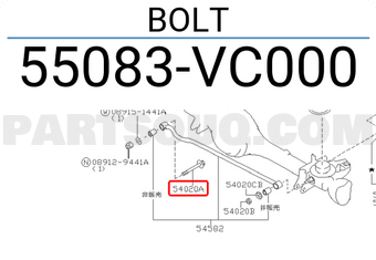 Nissan 55083VC000 BOLT