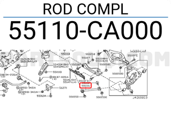 Nissan 55110CA000 ROD COMPL