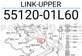 Nissan 5512001L60 LINK-UPPER