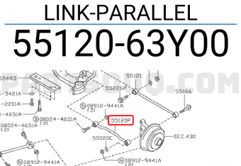 Nissan 5512063Y00 LINK-PARALLEL