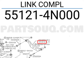 Nissan 551214N000 LINK COMPL