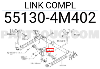 Nissan 551304M402 LINK COMPL