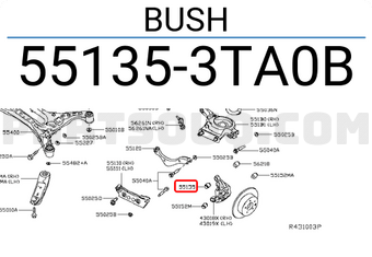 Nissan 551353TA0B BUSH