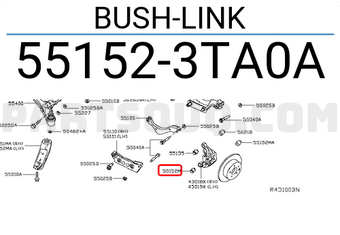 Nissan 551523TA0A BUSH-LINK