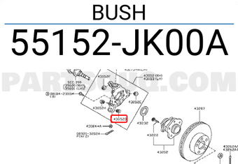 Nissan 55152JK00A BUSH