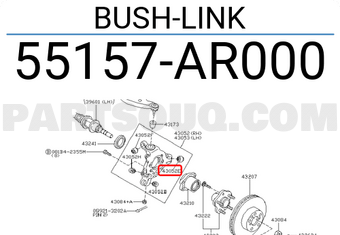Nissan 55157AR000 BUSH-LINK
