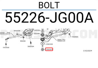 Nissan 55226JG00A BOLT