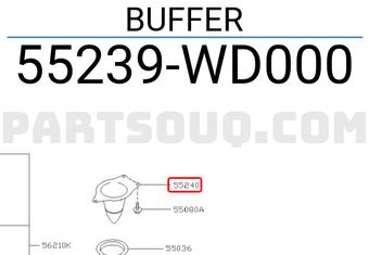 Nissan 55239WD000 BUFFER