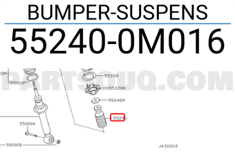 Nissan 552400M016 BUMPER-SUSPENS