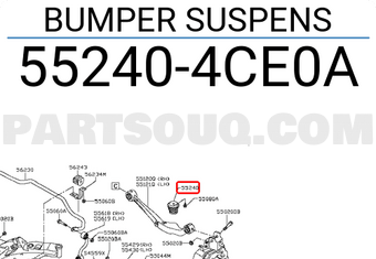 Nissan 552404CE0A BUMPER SUSPENS