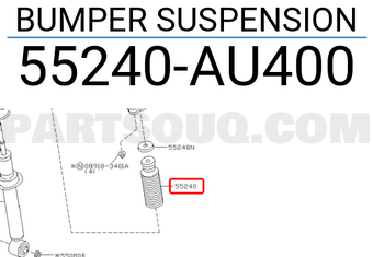 Nissan 55240AU400 BUMPER SUSPENSION