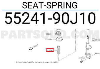 Nissan 5524190J10 SEAT-SPRING