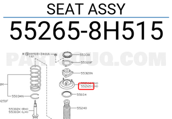 Nissan 552658H515 SEAT ASSY