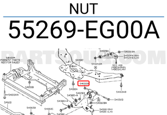 Nissan 55269EG00A NUT