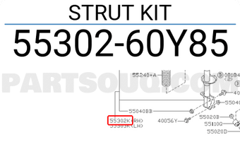 Nissan 5530260Y85 STRUT KIT