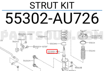 Nissan 55302AU726 STRUT KIT
