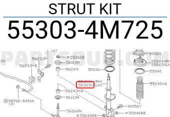 Nissan 553034M725 STRUT KIT