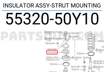 Nissan 5532050Y10 INSULATOR ASSY-STRUT MOUNTING