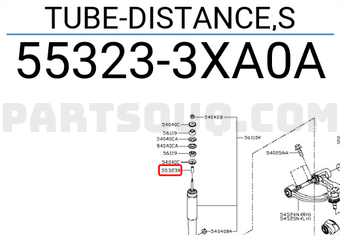 Nissan 553233XA0A TUBE-DISTANCE,S