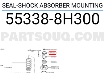 Nissan 553388H300 SEAL-SHOCK ABSORBER MOUNTING