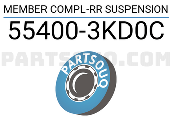 Nissan 554003KD0C MEMBER COMPL-RR SUSPENSION