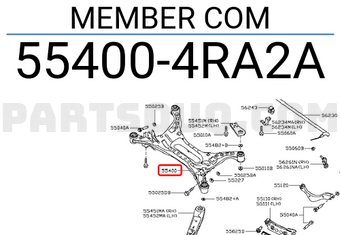 Nissan 554004RA2A MEMBER COM