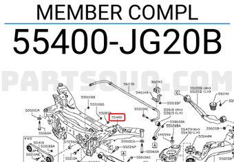 Nissan 55400JG20B MEMBER COMPL