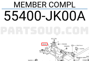 Nissan 55400JK00A MEMBER COMPL