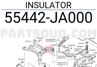 Nissan 55442JA000 INSULATOR