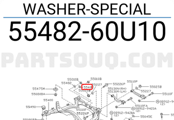 Nissan 5548260U10 WASHER-SPECIAL