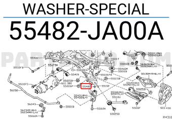 Nissan 55482JA00A WASHER-SPECIAL