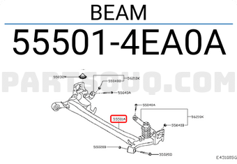 Nissan 555014EA0A BEAM