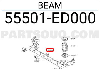Nissan 55501ED000 BEAM