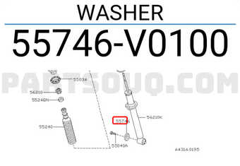 Nissan 55746V0100 WASHER
