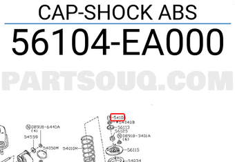 Nissan 56104EA000 CAP-SHOCK ABS