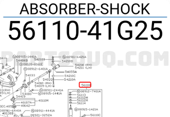 Nissan 5611041G25 ABSORBER-SHOCK