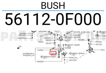 Nissan 561120F000 BUSH