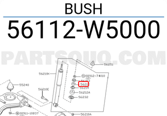 Nissan 56112W5000 BUSH