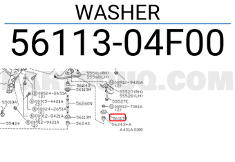 Nissan 5611304F00 WASHER