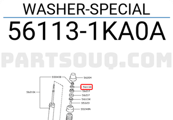 Nissan 561131KA0A WASHER-SPECIAL