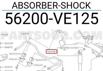 Nissan 56200VE125 ABSORBER-SHOCK