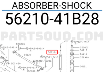 Nissan 5621041B28 ABSORBER-SHOCK